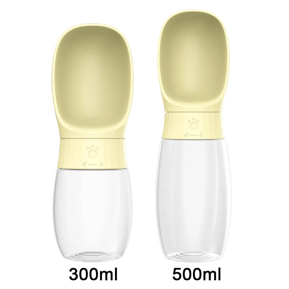 Portable pet water bottle with built-in bowl product image 17