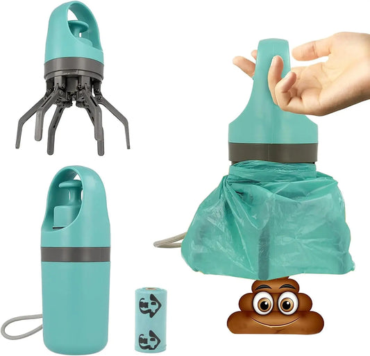 Ultimate Portable Dog Poop Scooper & Waste Bag Dispenser - Essential Outdoor Pet Supplies