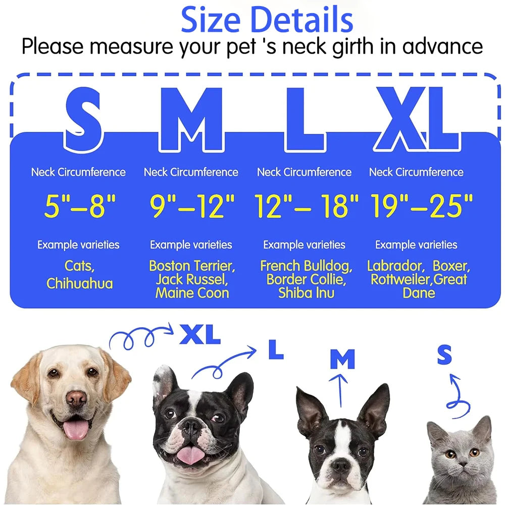 Inflatable pet recovery collar product image 2