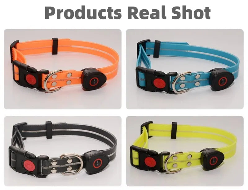 Rechargeable PVC LED dog collar product image 17