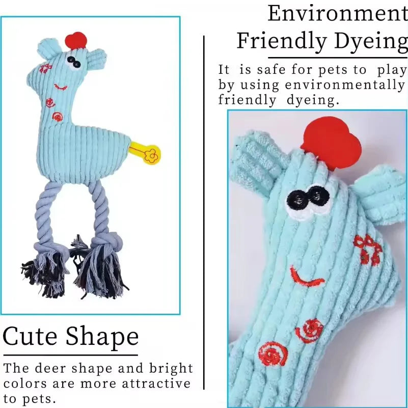 Plush squeaky dog toy product image 13
