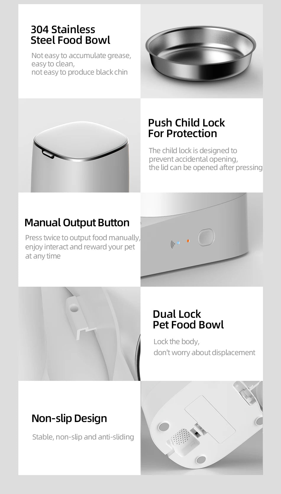 ROJECO WiFi automatic pet feeder product image 17