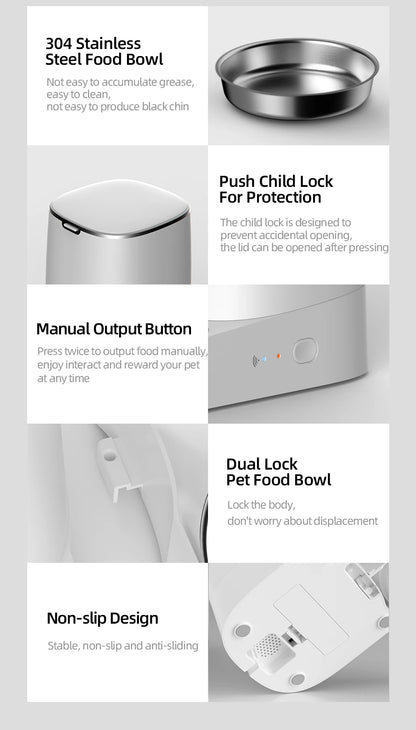 ROJECO WiFi automatic pet feeder product image 17