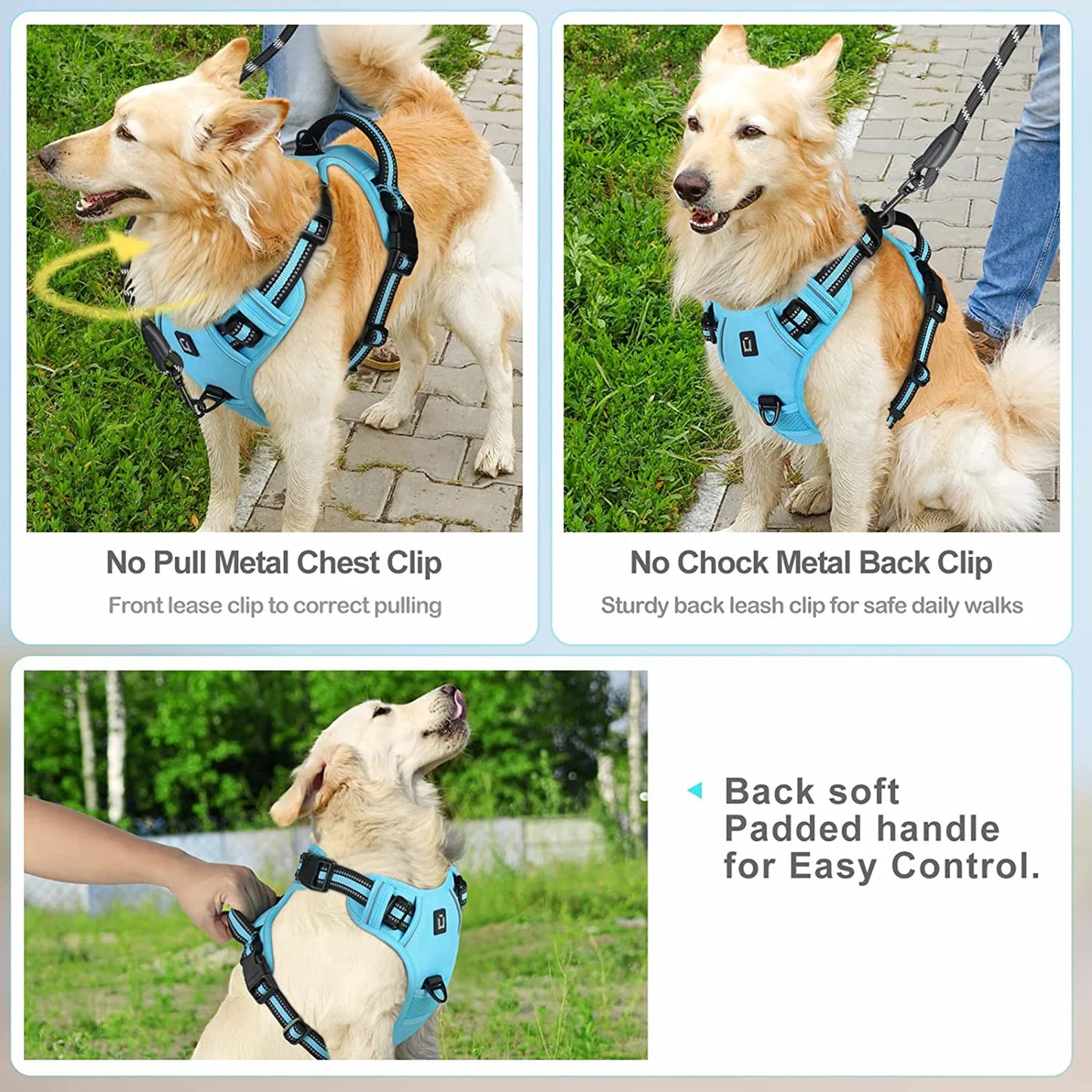 Padded front-clip dog harness product image 9