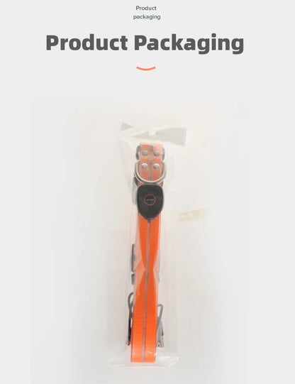 Rechargeable PVC LED dog collar product image 23