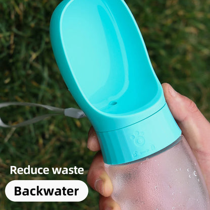 Portable pet water bottle with built-in bowl product image 12