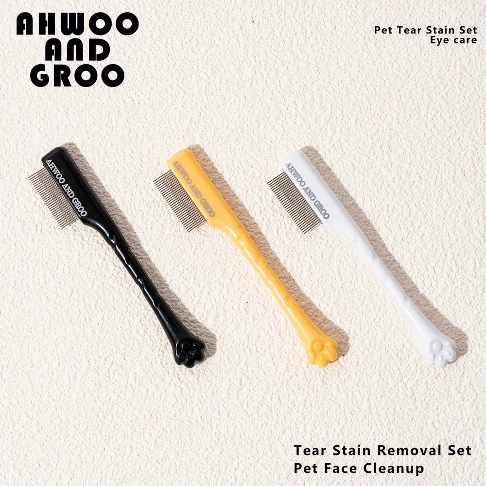 Pet face grooming comb and tool set product image 1