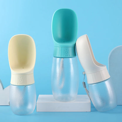 Portable pet water bottle with built-in bowl product image 8