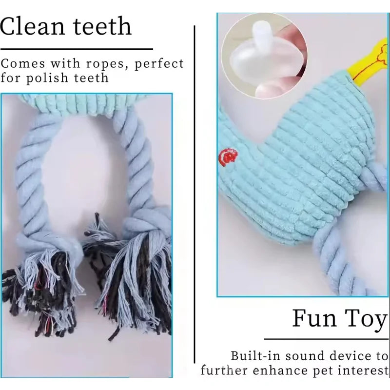 Plush squeaky dog toy product image 14