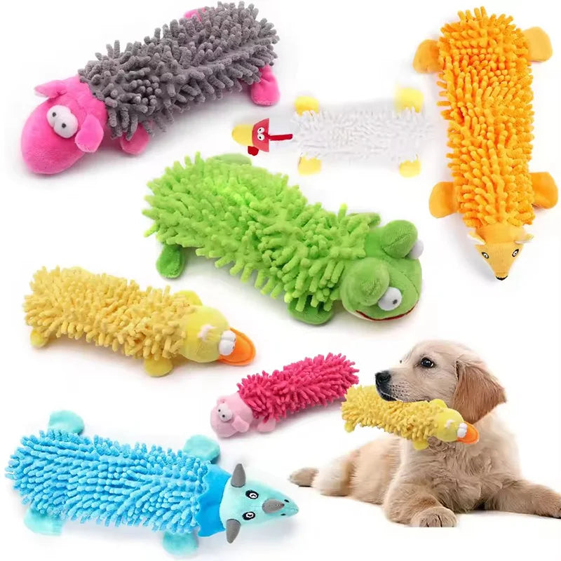 Plush squeaky dog toy product image 7