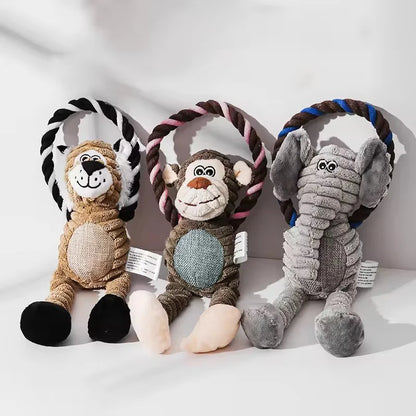 Plush squeaky dog toy product image 17