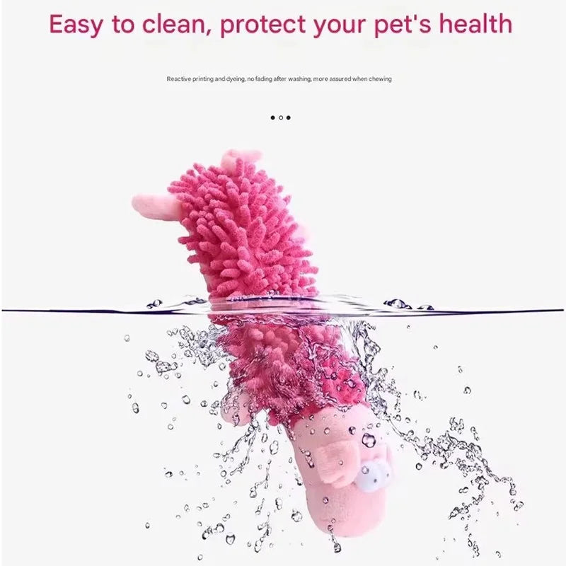 Plush squeaky dog toy product image 9