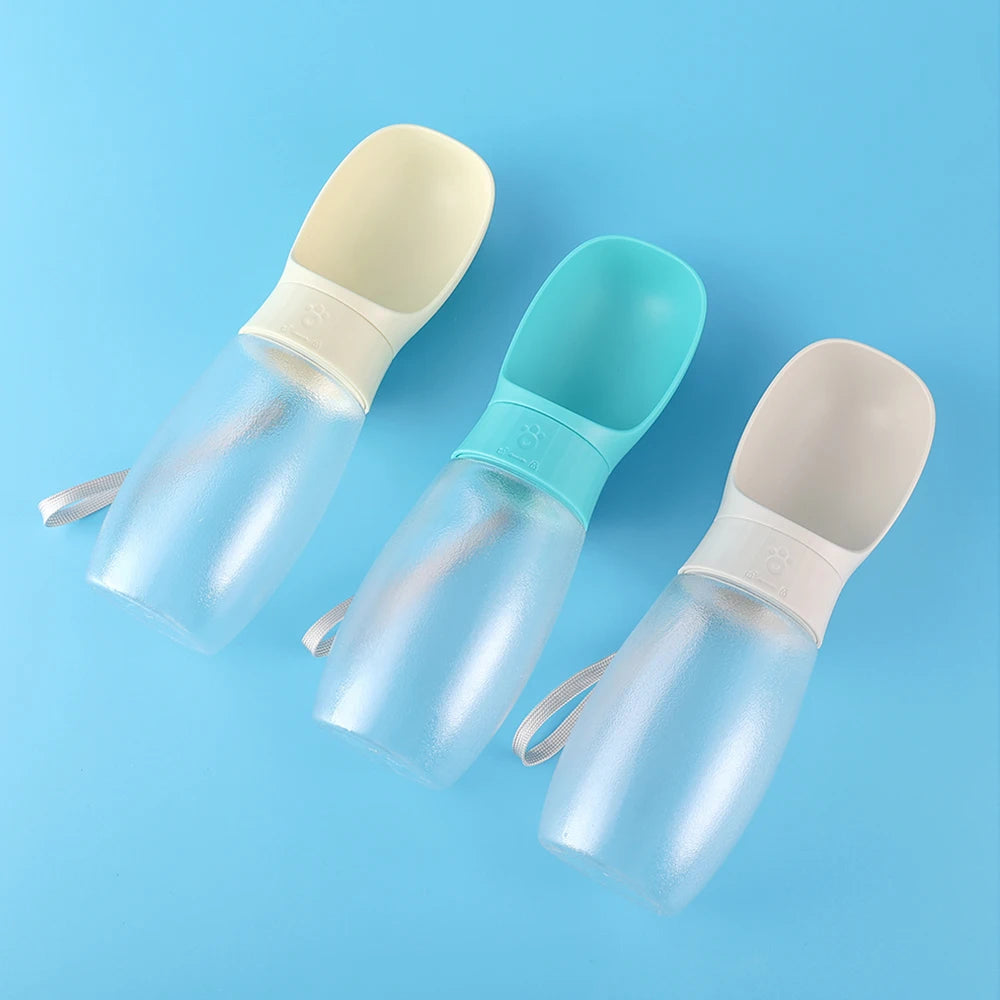 Portable pet water bottle with built-in bowl product image 10