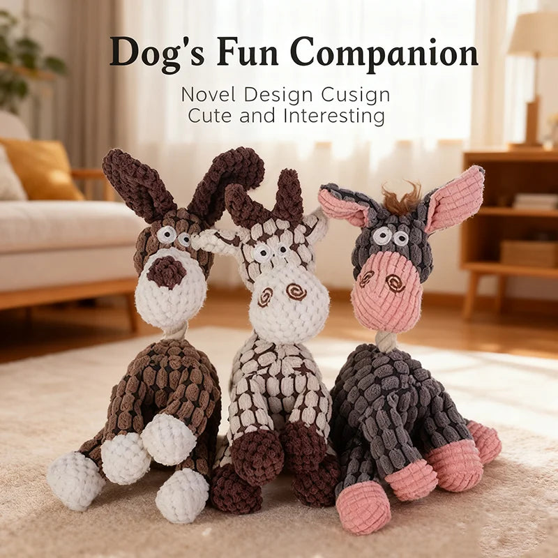 Plush squeaky dog toy product image 21
