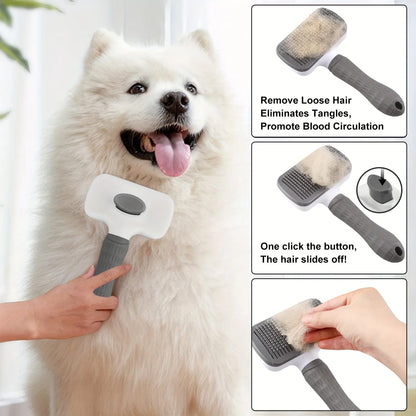 Self-cleaning slicker brush product image 4