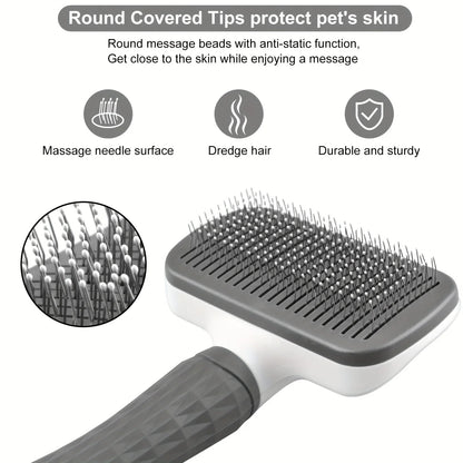 Self-cleaning slicker brush product image 5