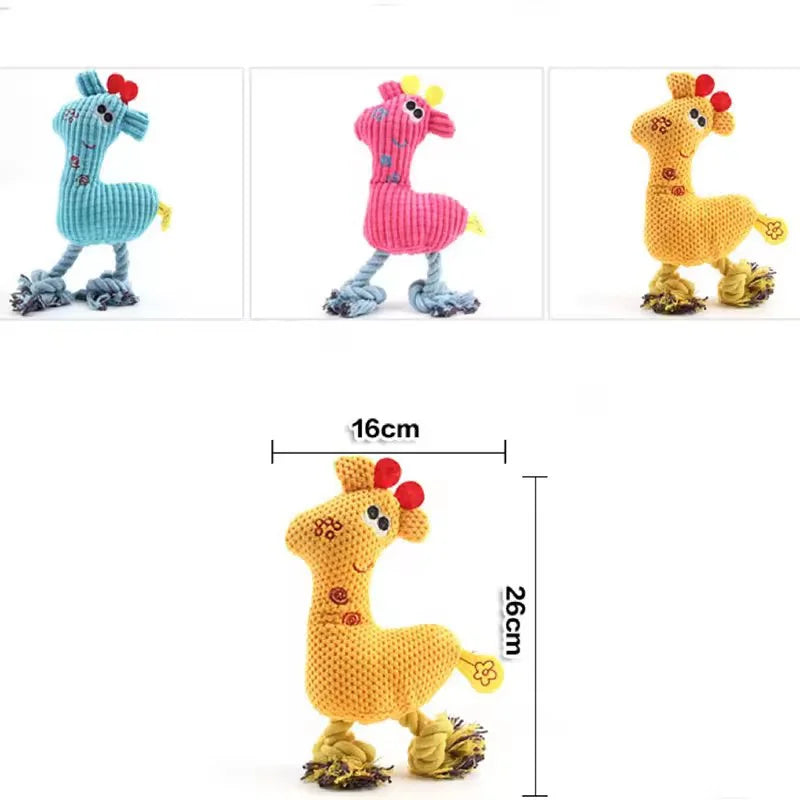 Plush squeaky dog toy product image 16