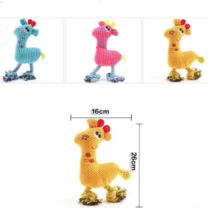 Plush squeaky dog toy product image 16