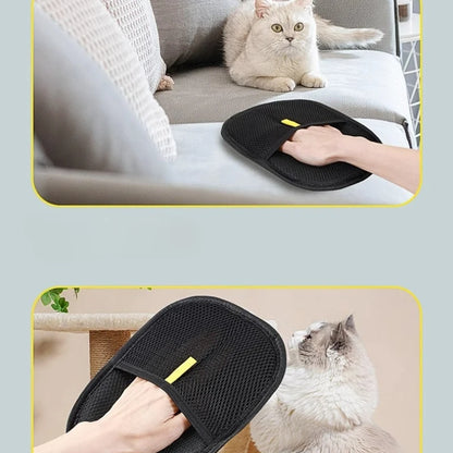 Silicone pet grooming gloves product image 6