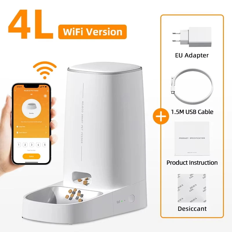 ROJECO WiFi automatic pet feeder product image 21