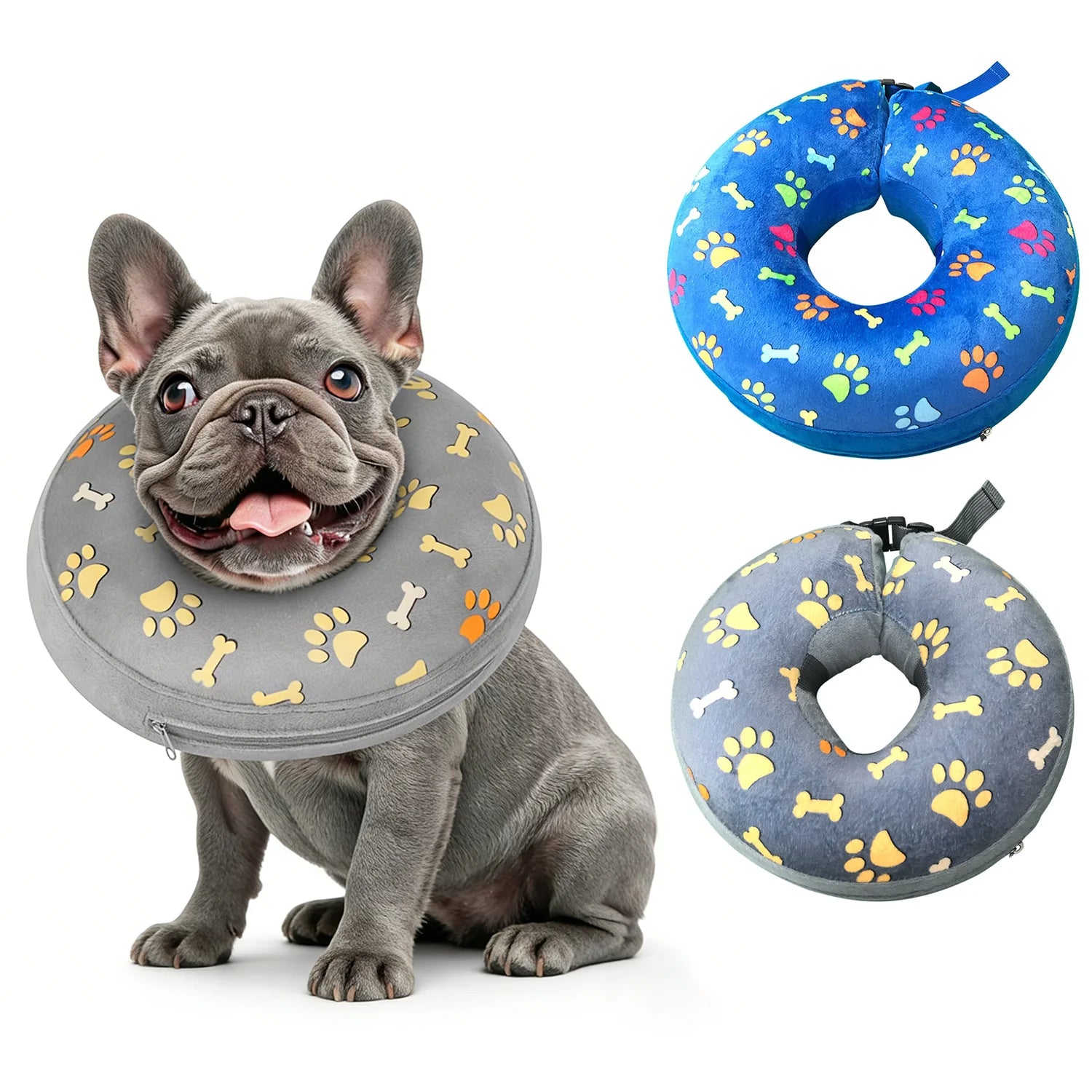 Inflatable pet recovery collar product image 1