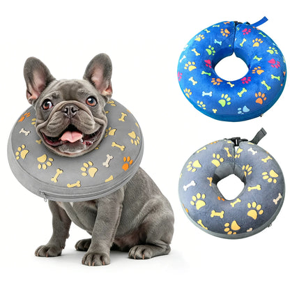 Inflatable pet recovery collar product image 1