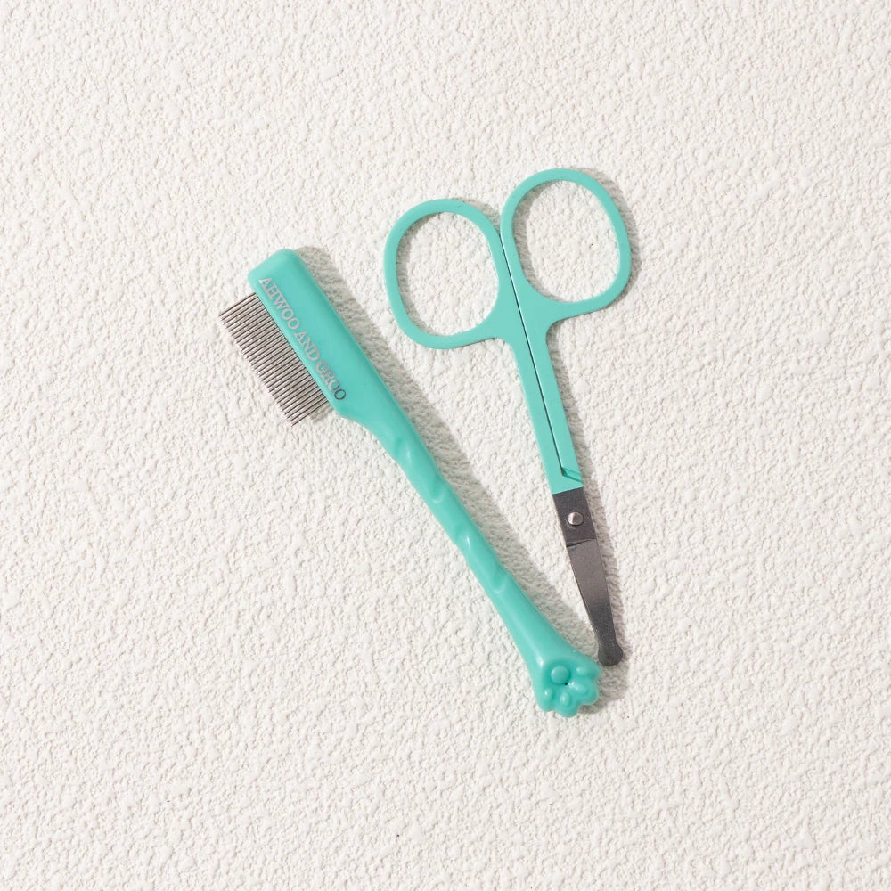 Pet face grooming comb and tool set product image 16